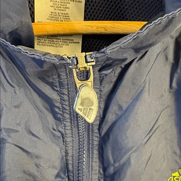 Adidas Series 3 Blue and Green Windbreaker Jacket Men's M - Picture 5 of 9